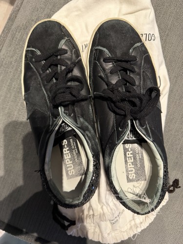 Golden goose superstar black - golden,